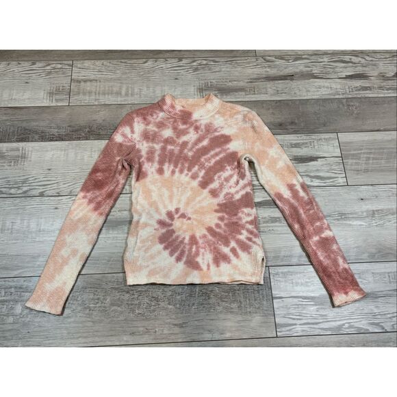 We The Free by Free People tie-dye long sleeve ribbed shirt size S - Picture 2 of 12